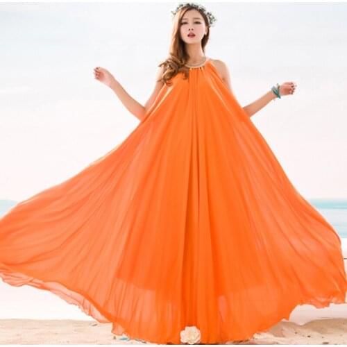 Plus Size Big Hem Summer Bridesmaid Sundress Holiday Beach Maxi Dress Beach Wedding Party Guest Sundress Plus Size Boho Dresses