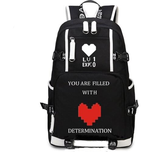 New UNDERTALE Backpack Cosplay Anime oxford Bag Schoolbag Travel Bags Big Capacity fashion backpack mochilas