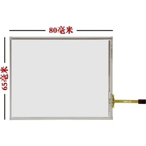 For 3.5-inch MC55 MC5590 80*65mm resistance touch screen 4-wire plug-in digital glass display
