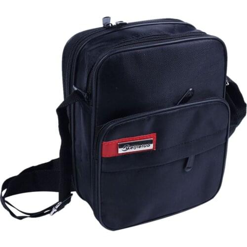 Black Mens Shoulder bag Messenger Bag