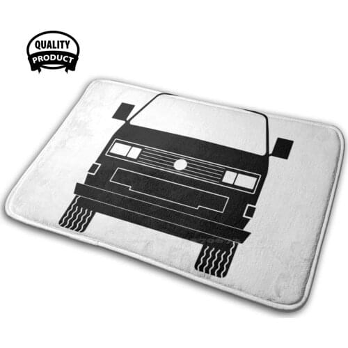 T3 Bulli Comfortable Door Mat Rug Carpet Cushion Syncro Bulli T3 Vanagon Transporter Wolfsburg Surfbus Surf Christmas Birthday