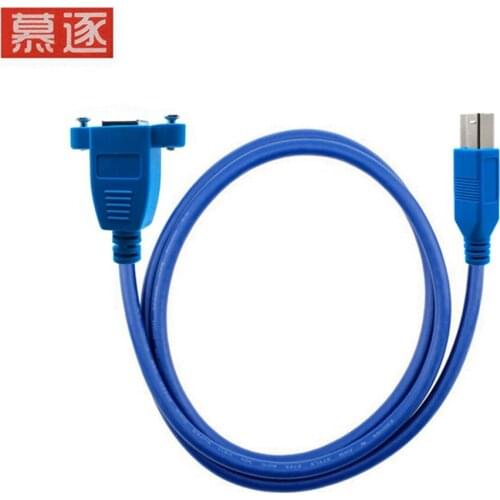 USB 3,0 B Stecker rechten winkel zu B Weibliche USB 3,0 BM zu BF kurze drucker kabel für Drucker scanner festplatte 50CM