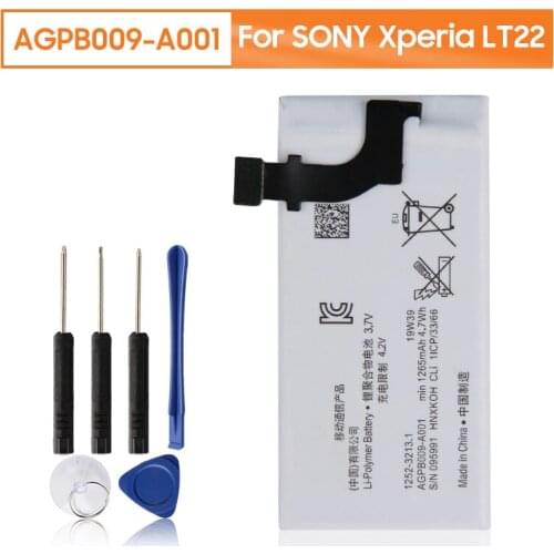 Yelping AGPB009-A001 Phone Battery For SONY LT22 LT22i Xperia P Nypon Authentic Rechargeable Battery 1260mAh