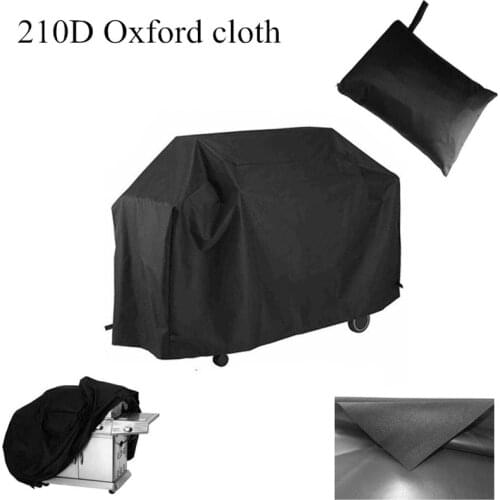 1Pcs Dustproof Cover Outdoor BBQ Picnic Sun protection Waterproof Protective case 210D Oxford cloth Furniture Accessories