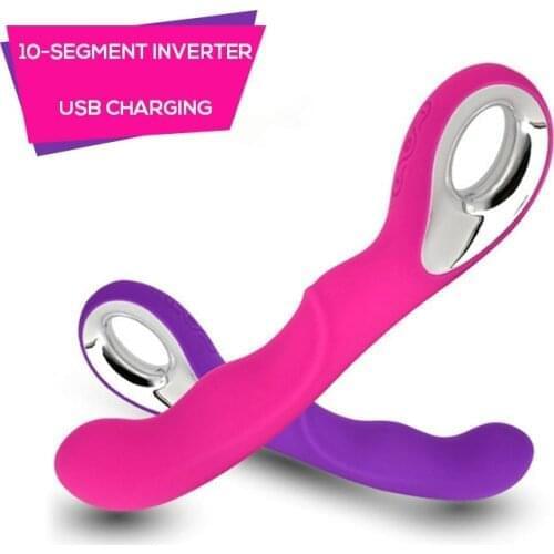 10-Speed Adjustable AV Vibrator G-spot USB Charging Female Vibrator Adult Sex Products Sex Toys Dildo Adult Vibration Products