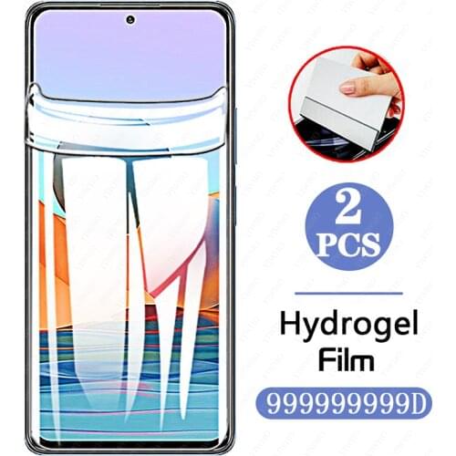2PCS redme note10 hydrogel film for xiaomi redmi note 10 pro 10pro 10s camera front screen protector redmy note10s glass film