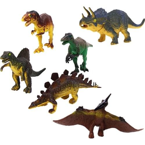 6Pcs/Set Dinasours Model Early Learning Kids Child Toys Game Collectibles Gifts