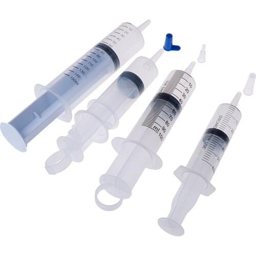 60/80/100/150ml Medical Non-Toxic Disposable Injection Syringe Anal Douche Plastic Bulbs Anal Douche Cleaning Enema Cleaner