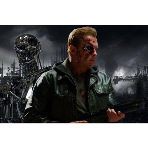 New 5D DIY Round/Square Diamond Painting"The Terminator"Movie poster 3D Embroidery cross stitch Mosaic Home Decor Art c6