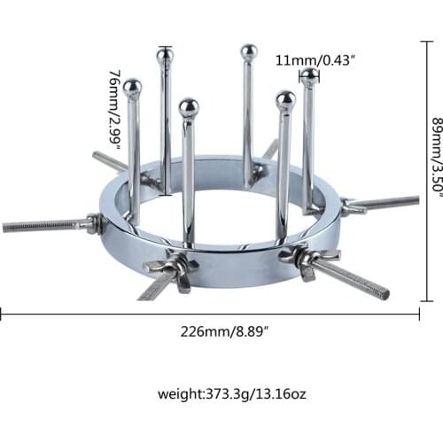 BDSM Aluminum Alloy Posterior Anal Plug Expansion Training Stimulation Anterior Vulva Posterior Anal Expansion Device Sex Toys