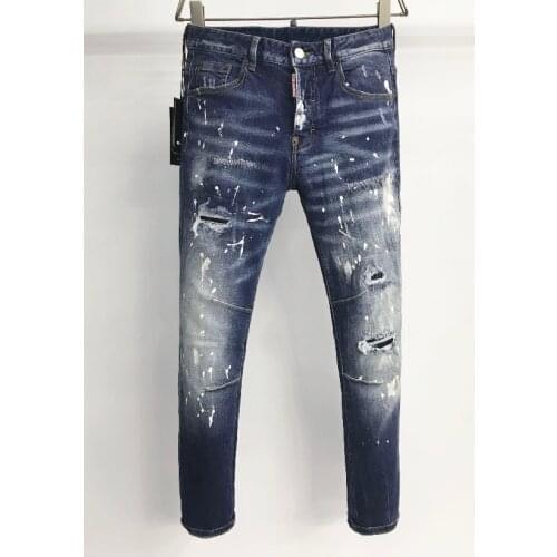 Authentic Dsquared2-Classic painting process, designer mens and womens clothing, slim fit 9816