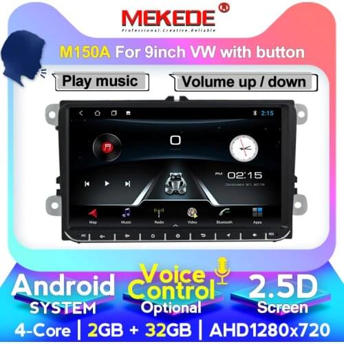 MEKEDE Android 10.0 4+64 car multimedia GPS navigation for VW Volkswagen Polo Passat CC Golf V VI MK4 Tiguan Jetta Amarok BT SWC