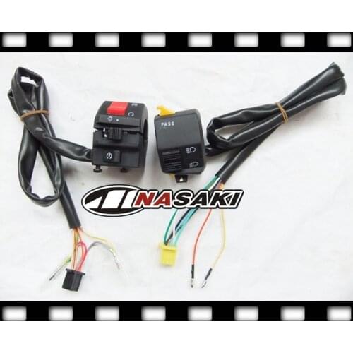 Free shipping FOR SUZUKI GN250 motorcycle starts, horn, steering, headlight switch assembly in hand