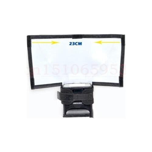 Free shipping Bendable Bounce Flash Reflector Diffuser Bender Softbox For cann 580EX 430EX 380EX Nik&n SB800 SB900 SB600 K-M23