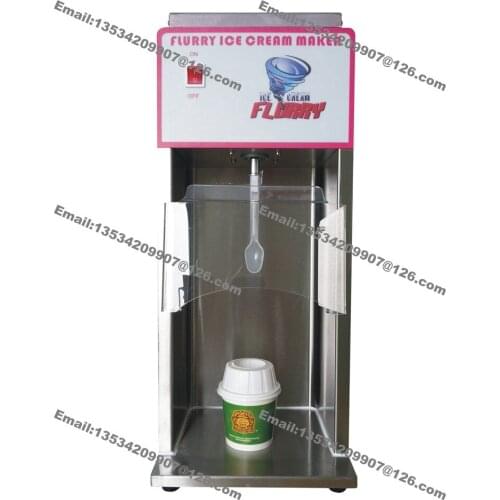 Fixed Speed 2500rpm Commercial Soft Ice Cream Shaker Mixer Blender Flurry Maker Machine