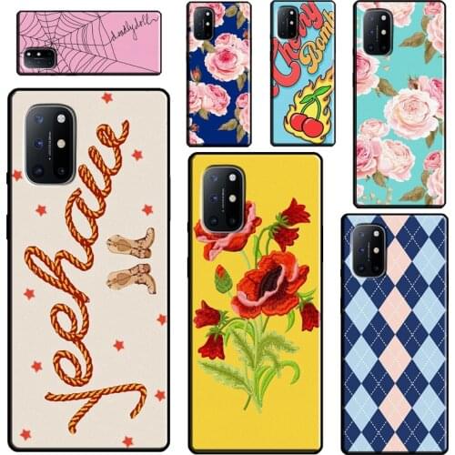 Spider Web Cherry Bomb Blair Case For Realme 6 7 8 Pro GT Neo C21 C11 C3 Q3 Pro Soft Cover For OnePlus 8T 7T 9R 8 9 Pro