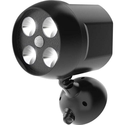 Motion Sensor LED Light IP65 Waterproof Outdoor Lights Battery Operated Security Lights for Wall Garden Driveway Cold White