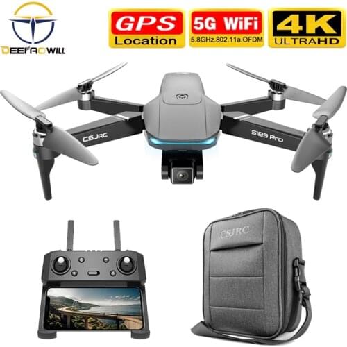 New S189 PRO drone 4k gps 5g WiFi rc quadcopter with brushless motor vision positioning flight 30 minutes rc distance 1Km