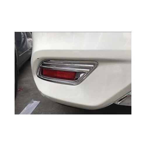 Chrome Rear Fog Light Cover Trim 2016 2017 for Nissan Sentra Sylphy ABS Tail