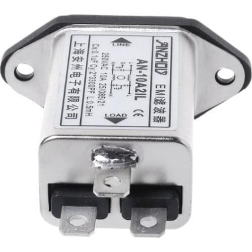IEC320-C14 IEC Filter Male Socket Panel Mount Power Line EMI Filters Whosale&Dropship