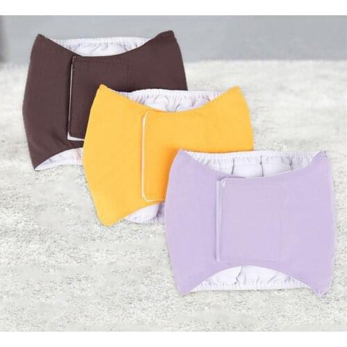 Reusable Washable Dog Shorts Pet Diaper Absorbent Waterproof Cotton Dog Physical Diaper Pants Wrap for Puppy