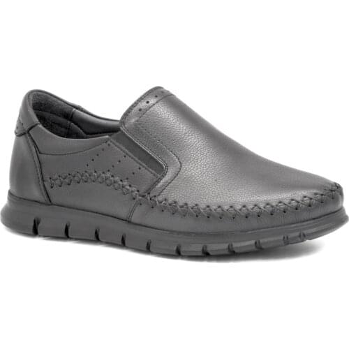 Gedikpaşalı Rvn 170 Black 2021 Summer Men 'S Shoes Real Cow Leather Orthopedic Business Elevator Stylish Flexible Daily Casual Use