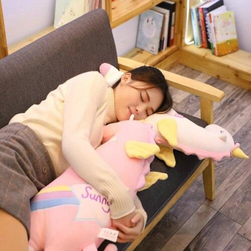 90or70cm Super Soft Giant Unicorn plush Pillow Stuffed Animal Cushion christmas gift School Office Nap Time Pillow good quality