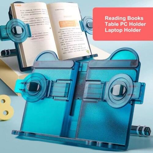 Cute ABS Foldable Portable Cats Ear Book Holder Stand For Reading Adjustable Books Stand Shelf School Office Stationery