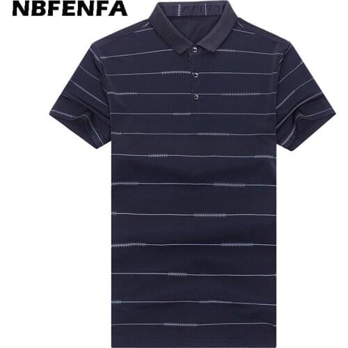 Men Summer Stripe Polo Shirts Male Outdoor Fashion Quick Dry Outwear Men Clothing Vintage Male Casual Short Sleeve Shirts LX127