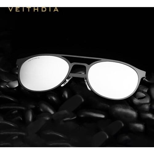VEITHDIA Sunglasses Women Brand Classic Fashion Mens Polarized Glasses Mirror UV400 Lens Eyewear Accessories For Male V3900