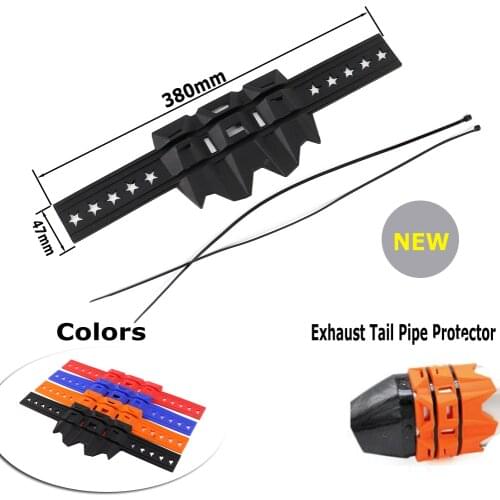 Universal Exhaust Pipe Cover Escape Muffler Silencer Protector Guard for Exc Crf 230 Dirt Bike Parts Enduro Motocross