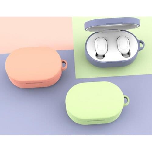 Anti-scratch Solid Color Wireless Earphone Protective Case for Redmi AirDots