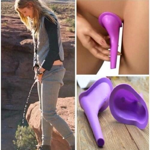 10PCS Women Girl Urinal Outdoor Travel Camping Female Urinal Soft Silicone Urination Device Stand Up & Pee Lady Mobile toilet