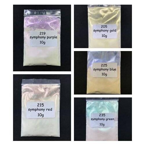10g/20g Pearlescent Pigment White Symphony Mermaid Powder Make UP Eyeshadow Paint Soap Dye Soap Pigment Mica Powder Nail glitter