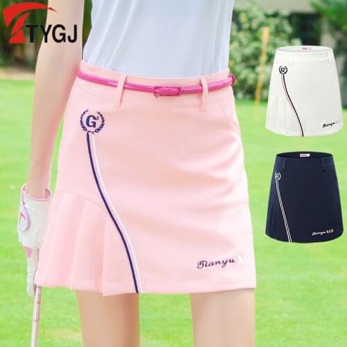 2020 golf Sportswear ladies golf skirt summer women Slim breathable Quick-dry Safety Pleater Fold golf sports Shorts skirts