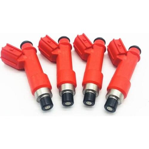 4pcs Brand New 850CC High Flow Rate Fuel Injectors 1001-87F90 Auto Oil Nozzles 6Holes Fit for Toyota Corolla Camry Rav4