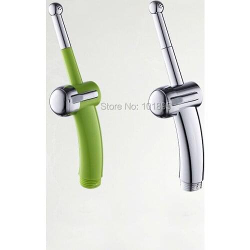 Silver and Green Colors ABS Bidet Shattaf with Shower Hose L16929
