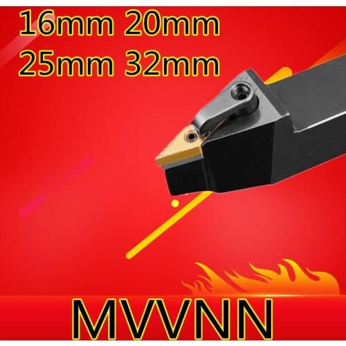 Angle72.5 MVVNN1616H16 MVVNN2020K16 MVVNN2525M16 MVVNN3232P16 MVVNN External turning tools,Lathe tool suit for VNMG16 Inserts