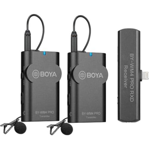 BY-WM4 Pro-K6 2.4 GHz Wireless Microphone System For Android and other Type-C devices