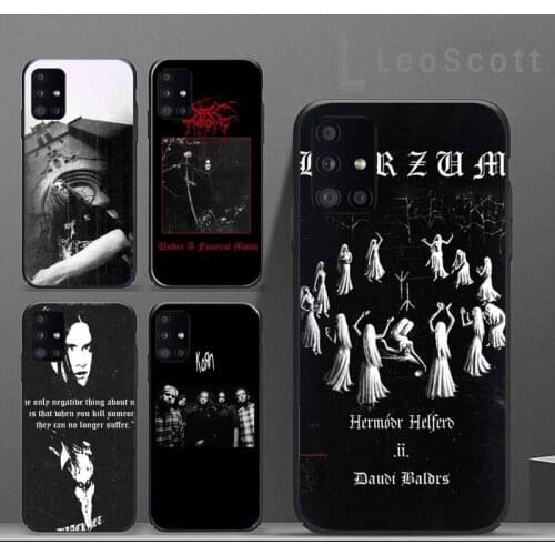 Burzum Filosofem BRZM Phone Case For Samsung A32 A51 A52 A71 A50 A12 A21S S10 S20 S21 Plus Fe Ultra