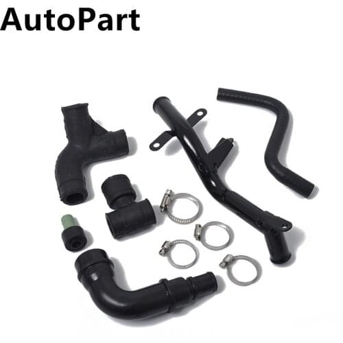 10PCS Engine Crankcase Breather Vent Hose Pipe Kit Set For VW Passat B5 AUDI A4 A6 Skoda 1.8T 06A103213F 06B103221P 035103245G
