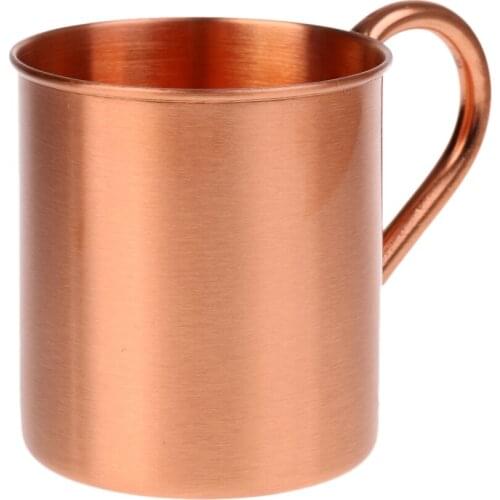 12 oz Pure Copper Beer Mug Cup for Summer Cold Drink Tea Coffee Milk Wine