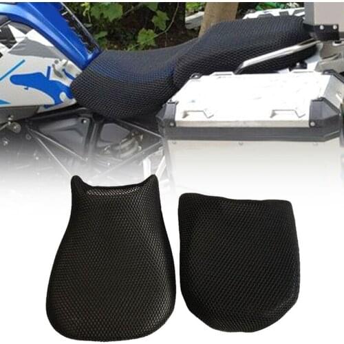 Motorcycle Anti-Slip 3D Mesh Fabric Seat Cover Breathable Waterproof Cushion For BMW R1250RS R1250R R1200RS R1200R LC R 1200 RS