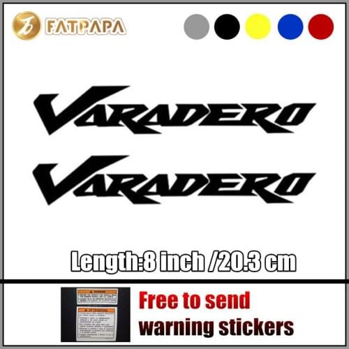 Motorcycle bike Fuel tank Wheels Fairing notebook Luggage helmet MOTO Sticker decals For Honda Varadero 125 1000 XL1000