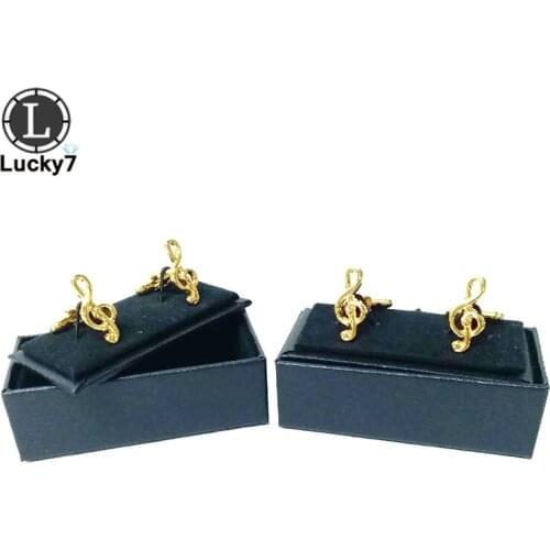 Wholesale 50pcs/lot Cufflink Box Black PU Leather Storage Boxes Jewelry Cuff links Case Craft Badge Box Jewelry Case Display Box