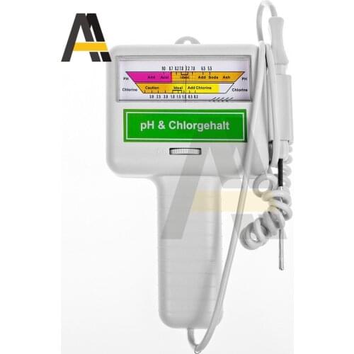 3 In 1 Water Quality Test PH Portable Digital Water Quality PH/Chlorine Level Analyze CL2 Tester Meter Healthy For Swimming Pool