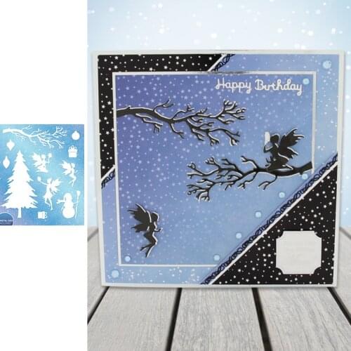 Winter Cypress Dead Branch Elf Snowman Metal Cutting Dies for Scrapbooking and Card Making New 2019 die cuts
