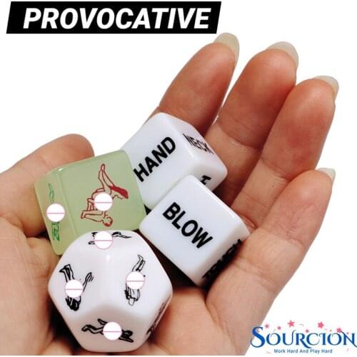 SWT Hot Sale Russian Dice Russian Sex Dice Sex Toys For Couples Acrylic Erotic Toys Adult Sex Toys For Women Men Russian