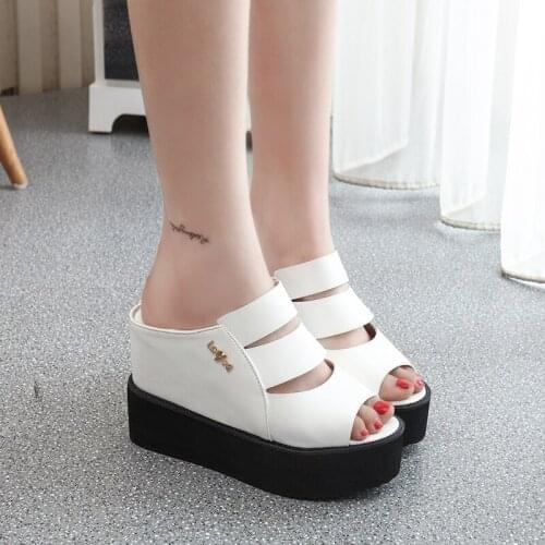 Women Sandals Wedges Shoes for Woman High Heels Sandals Summer Shoes 2021 Flip Flop Chaussures Femme Platform Sandals