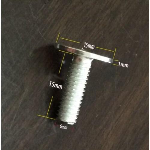 100 pcs/ lot cake stand handle screws flat head 15mm length